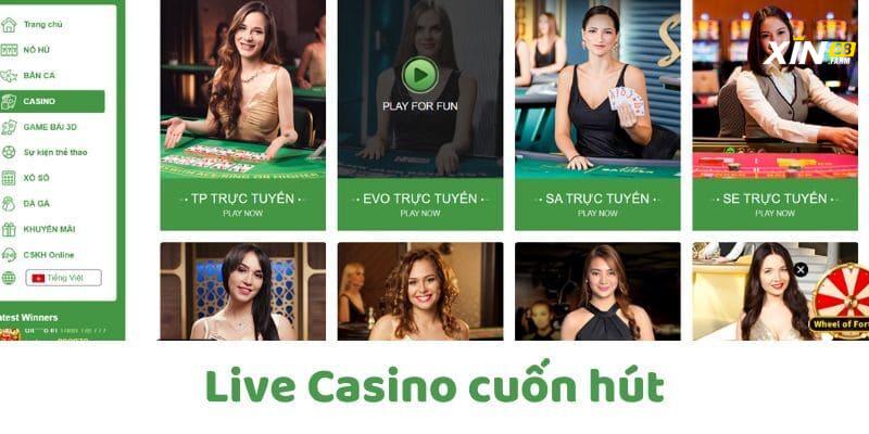 Những Trò Chơi Hấp Dẫn Tại Casino Live